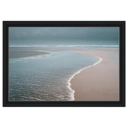 The Tide Line, canvas in a black frame