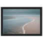 The Tide Line, canvas in a black frame