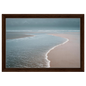The Tide Line, canvas in a dark wood frame