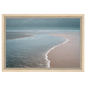 The Tide Line, canvas in a natural wood frame